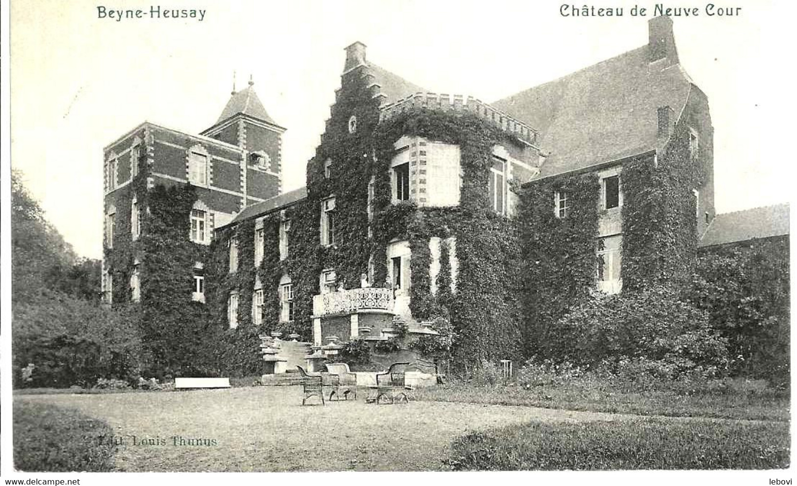 BEYNE – HEUSAY « Château De Neuve Cour » - Ed. L. Thunus (1910) - Beyne-Heusay