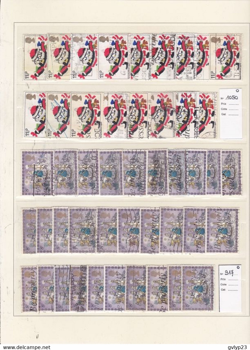 UN LOT DE 165 TIMBRES OBLITéRéS" GRAND FORMAT " - Feuilles, Planches  Et Multiples