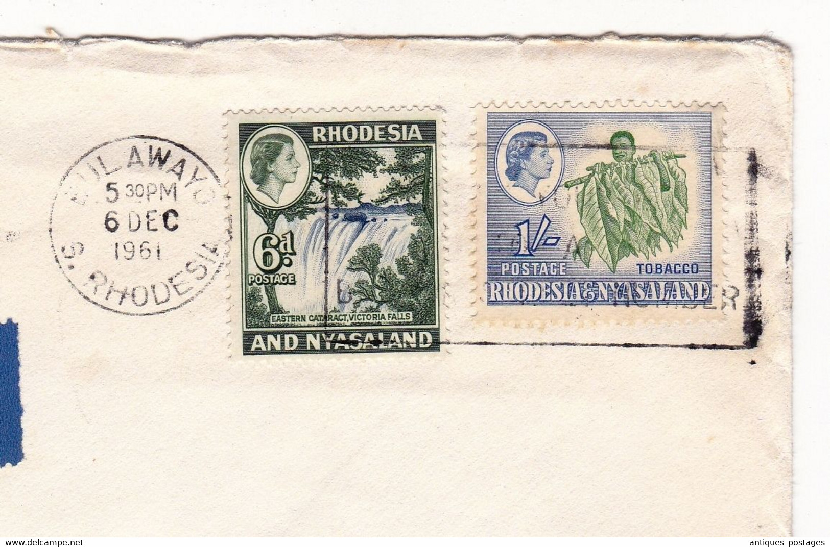 Lettre 1961 Bulawayo Rhodésie Rhodesia Zimbabwe Bâle Suisse - Southern Rhodesia (...-1964)