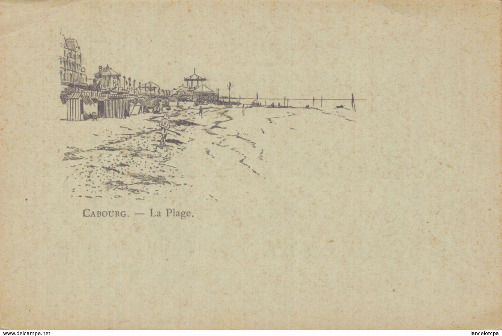 14 - CABOURG Illustré / LA PLAGE - Cabourg