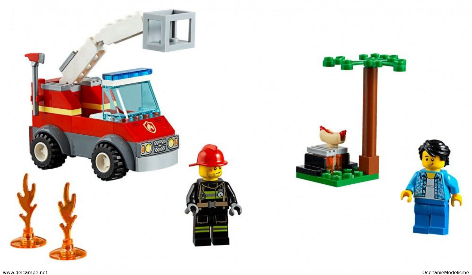 Lego City - L'EXTINCTION DU BARBECUE Burn Out Réf. 60212 Neuf - Non Classificati