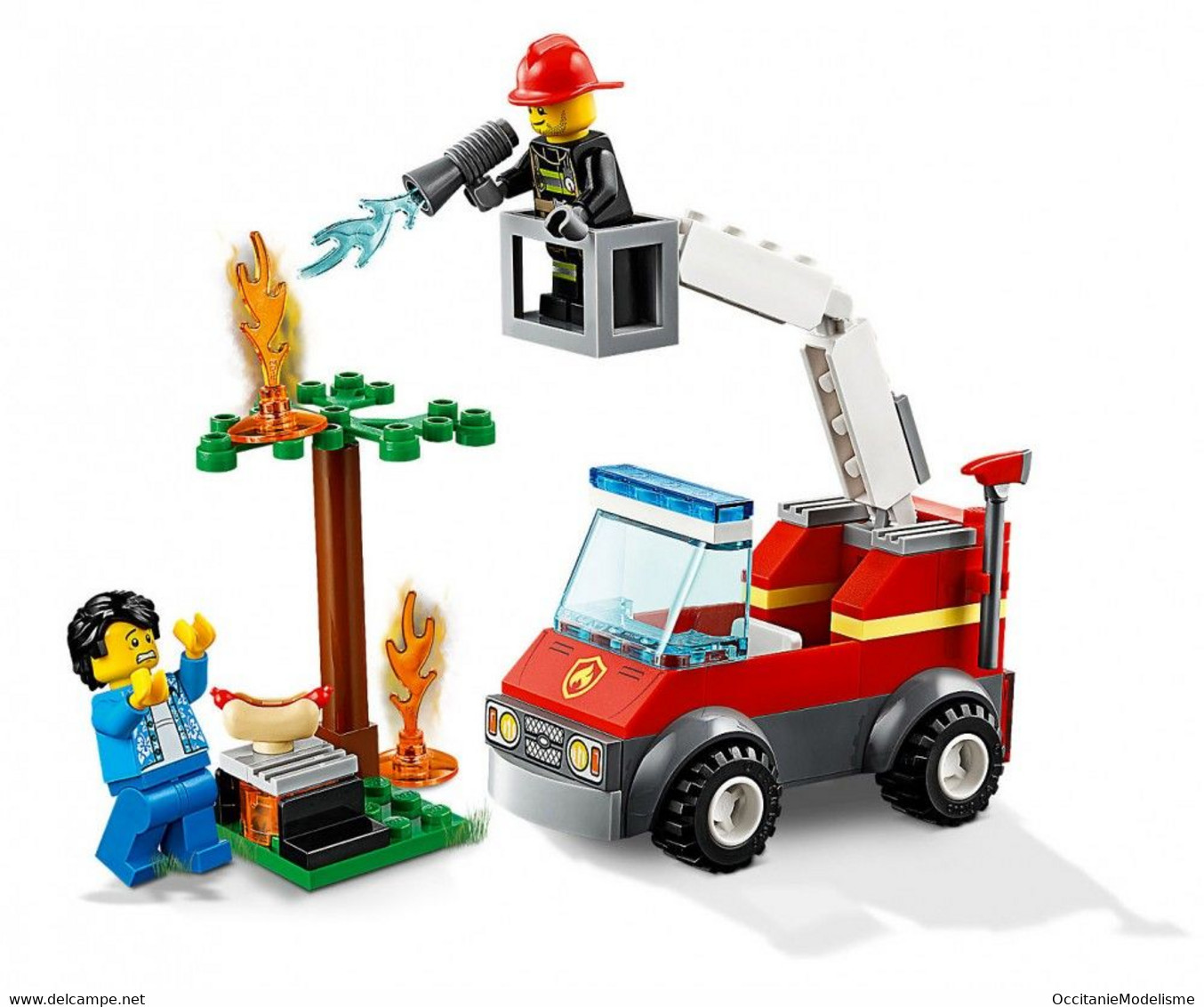 Lego City - L'EXTINCTION DU BARBECUE Burn Out Réf. 60212 Neuf - Non Classificati