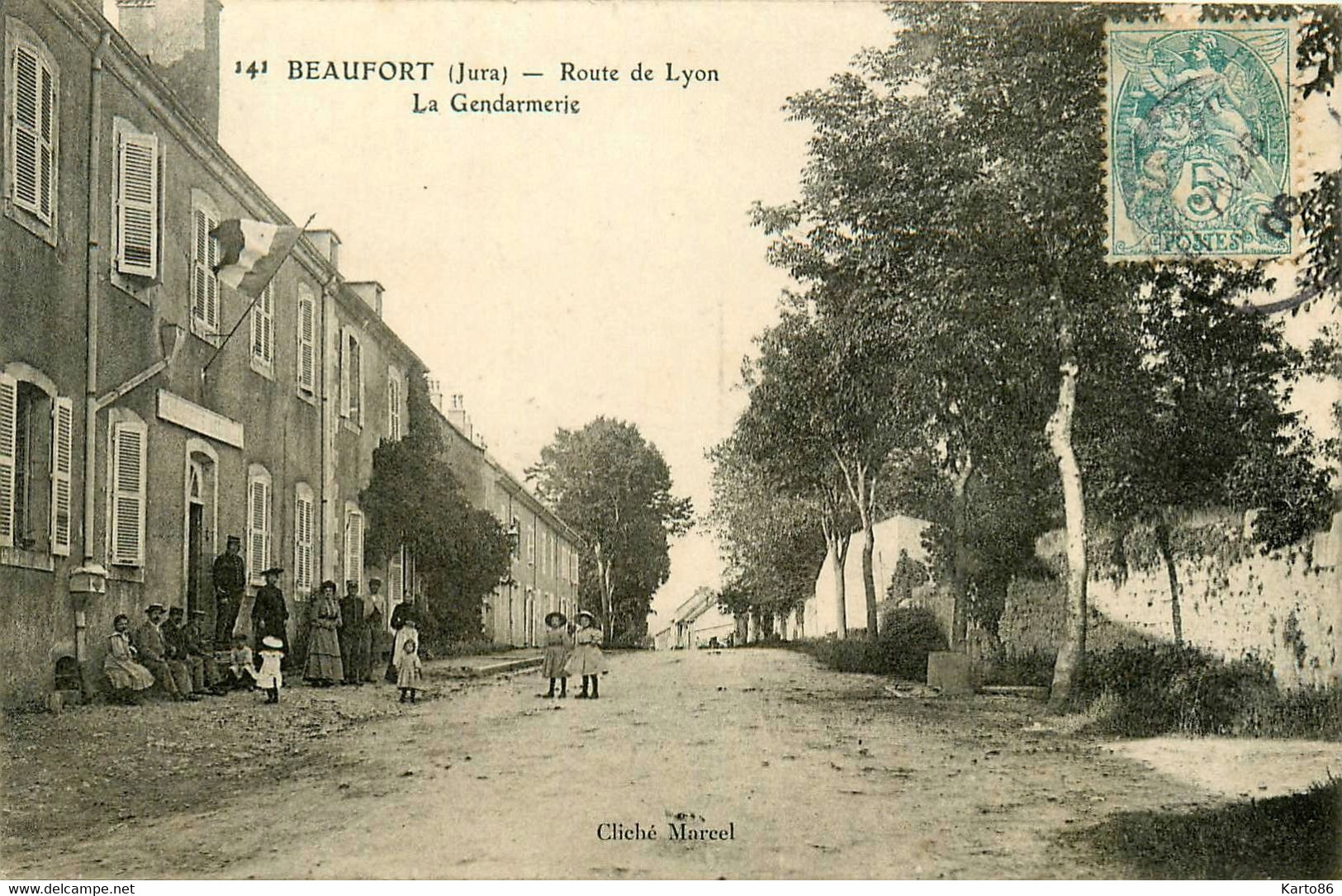 Beaufort * La Route De Lyon * La Gendarmerie Nationale - Beaufort