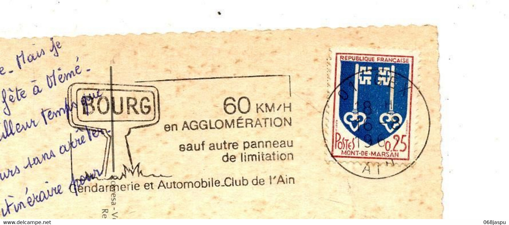 Carte Geneve Palais Flamme Gex Vitesse Limitée 60 - Genève