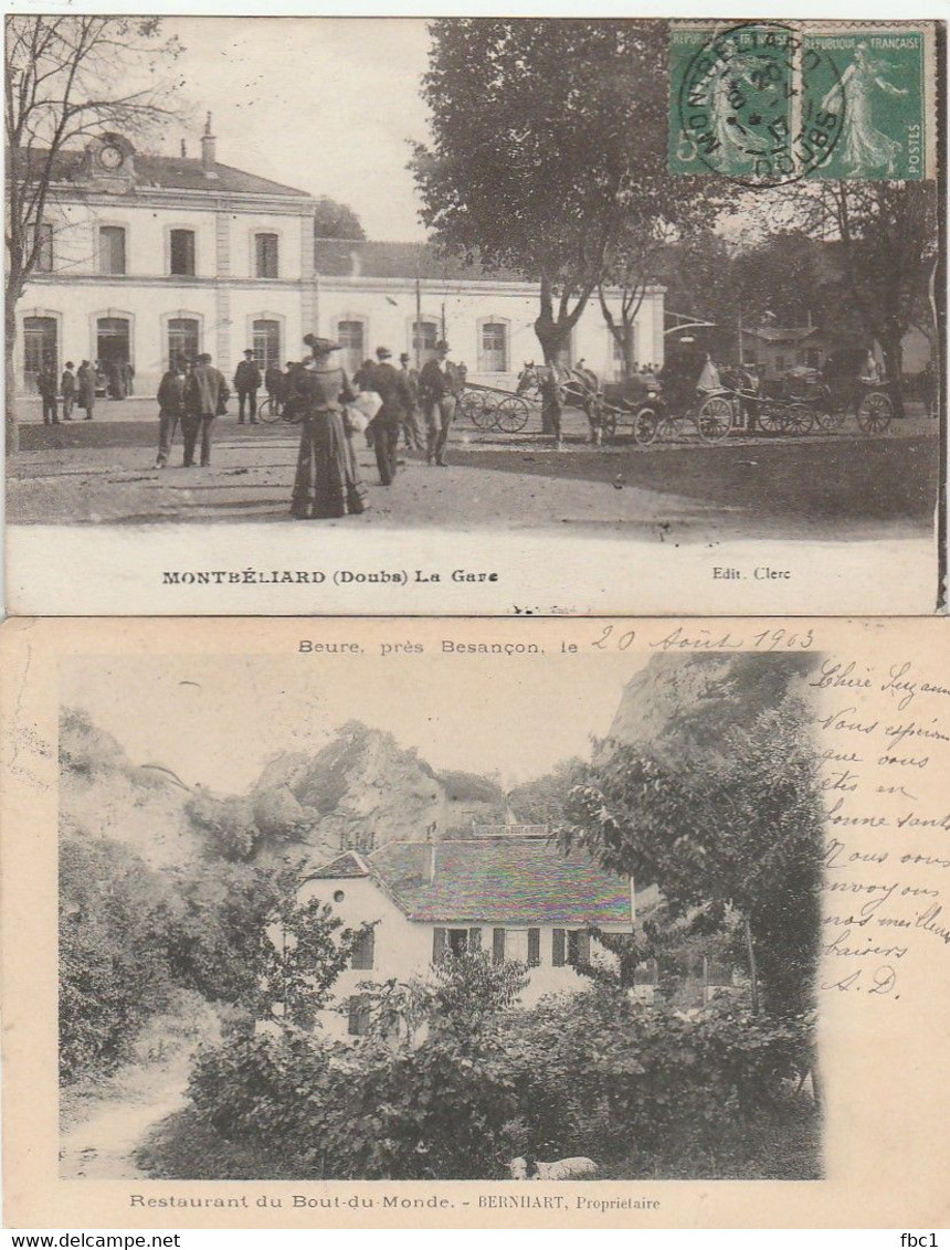 Doubs - Lot De 12 Cartes Postales Anciennes - 5 - 99 Postcards