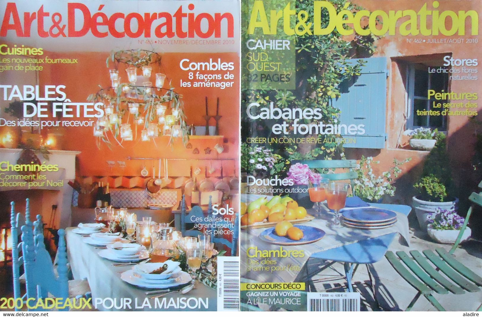 ART & DECORATION - LOT DE 9 Revues - 10 Kilos D'idées Incroyables Pour Votre Maison Pour € 1.00 !!! - Lot 5 - Haus & Dekor