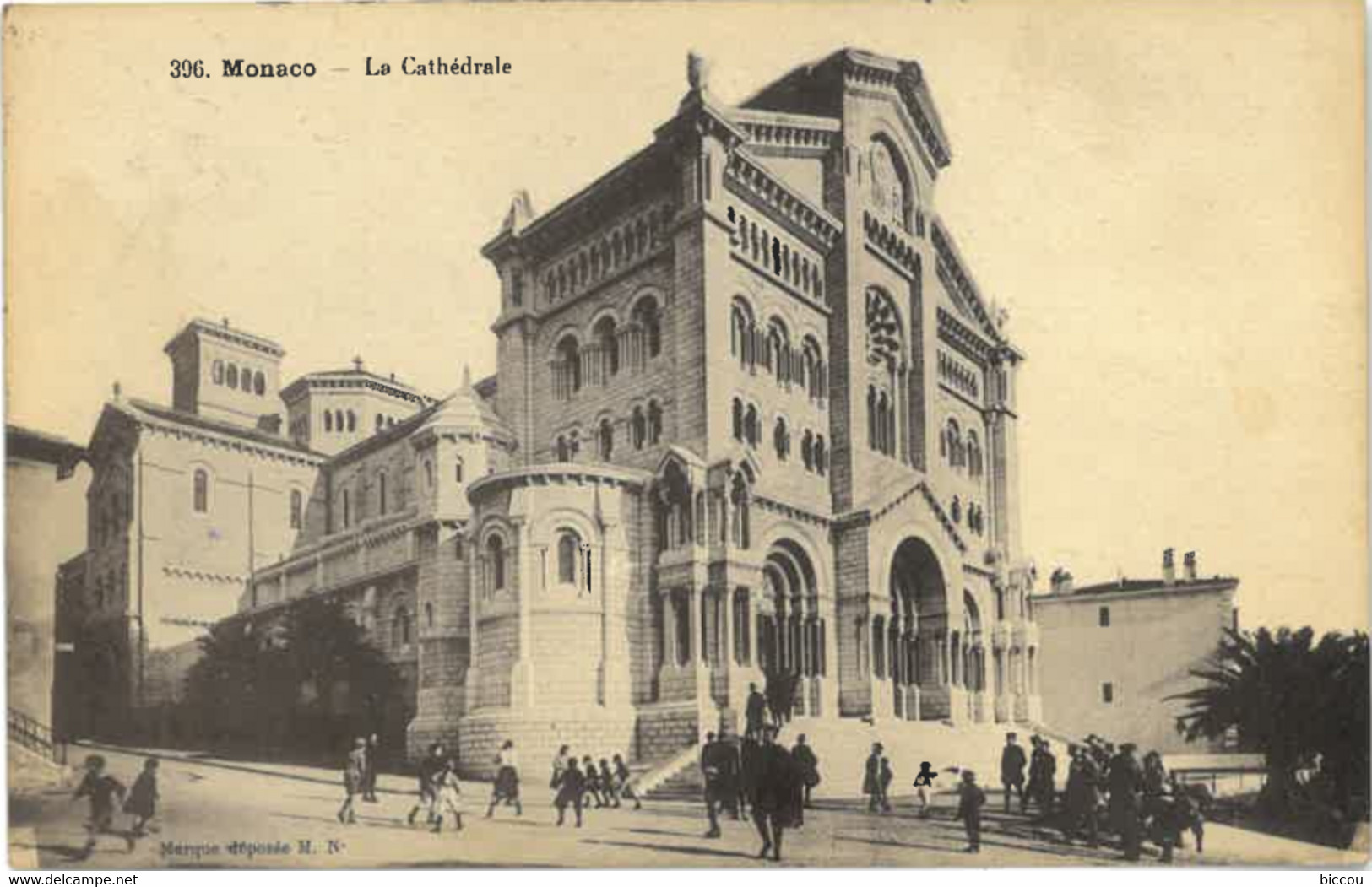 Cp MONACO 1934 - La Cathédrale N° 396 - Kathedraal Van Onze-Lieve-Vrouw Onbevlekt Ontvangen