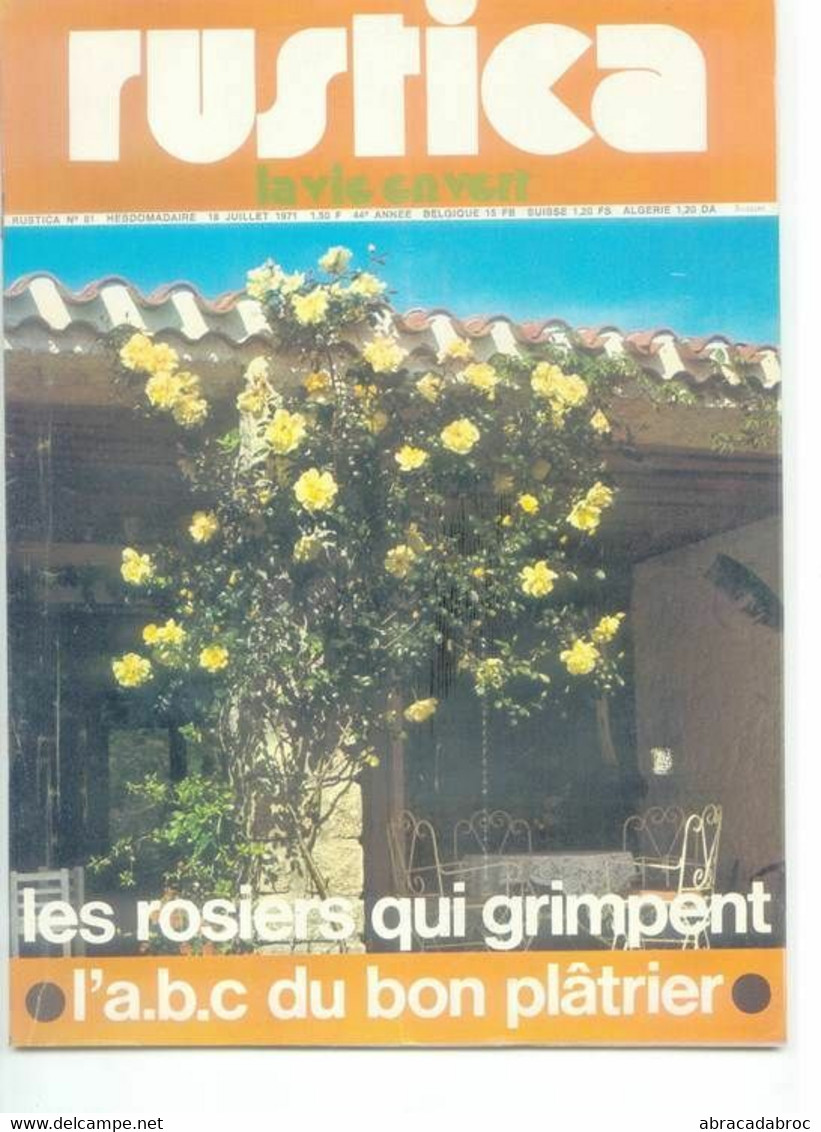 Rustica 1971 N° 81 : Les Rosiers Qui Grimpent - Tuinieren