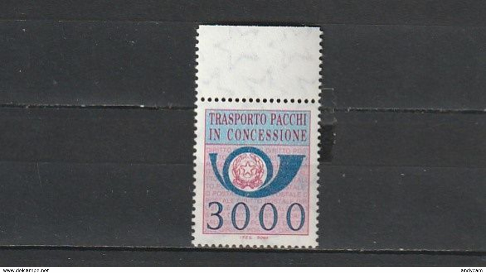 1984 PACCHI IN CONCESSIONE  3000 Lire NUOVO MNH @ - Colis-concession