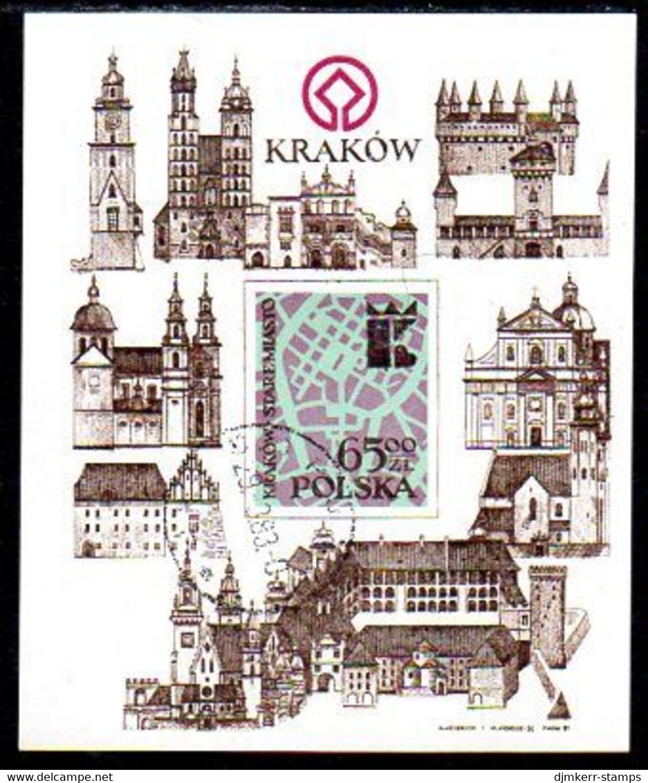 POLAND 1982 Restoration Of Monuments Block Used.  Michel Block 90 - Used Stamps