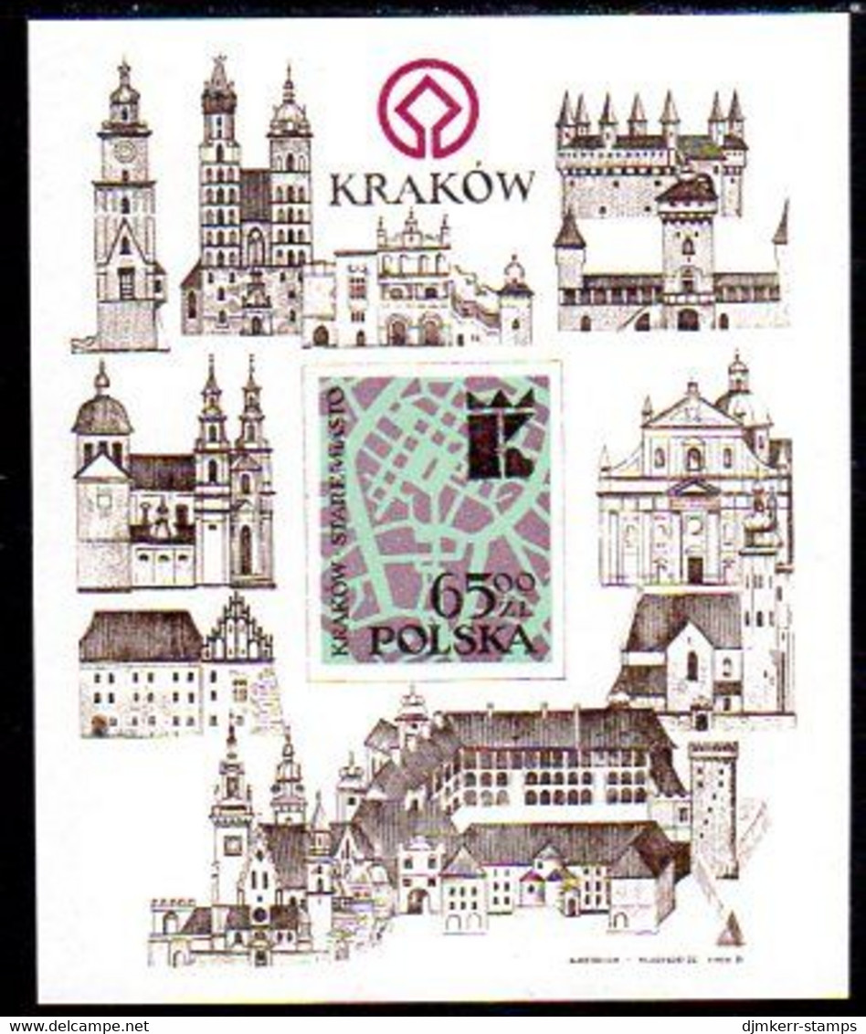 POLAND 1982 Restoration Of Monuments Block MNH / **.  Michel Block 90 - Blocks & Kleinbögen