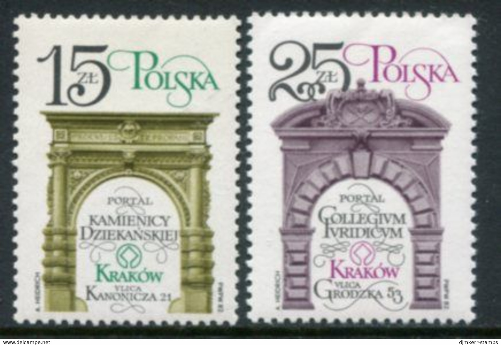 POLAND 1982 Restoration Of Monuments MNH / **.  Michel 2841-42 - Neufs