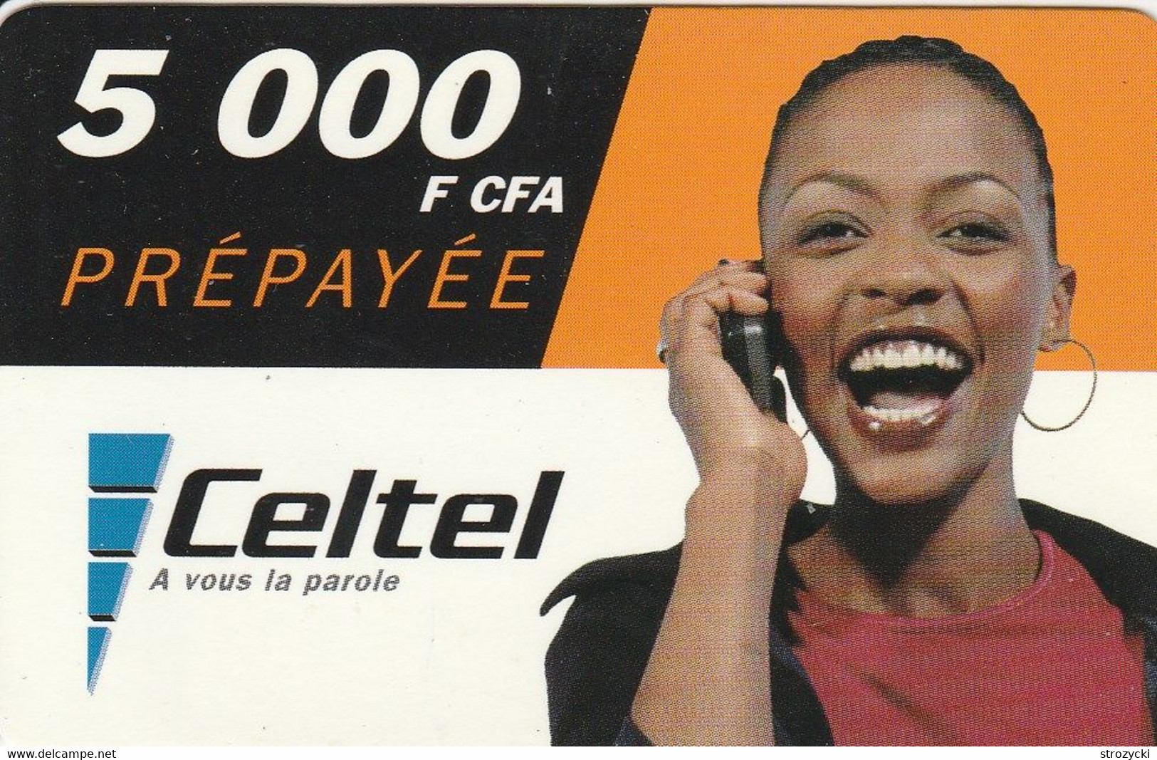 Congo (Brazzaville) - Celtel - Woman At The Phone (02/2003) - Congo