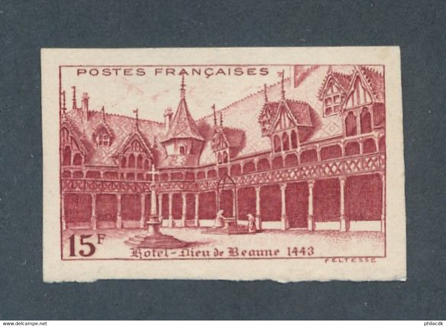 FRANCE - N° 539a) NON DENTELE NEUF* AVEC CHARNIERE - 1942 - COTE : 35€ - Ohne Zuordnung