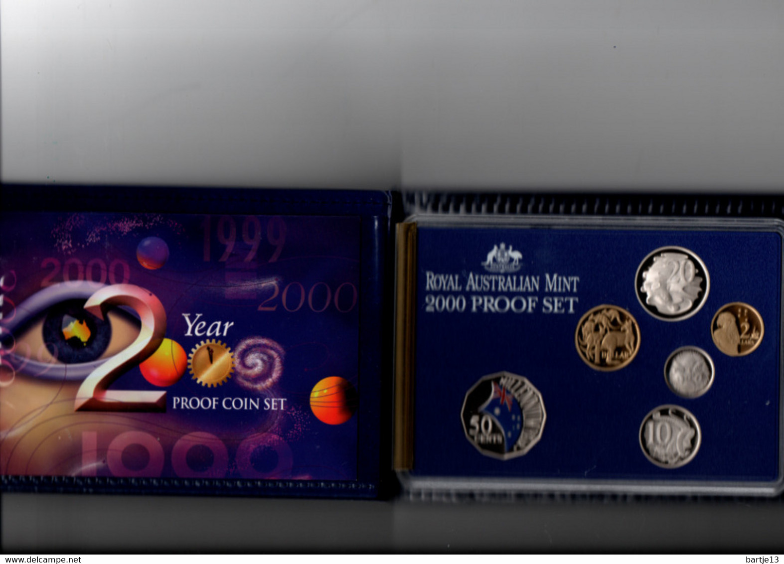 AUSTRALIE MILLENNIUM PROOFSET 2000 KRAUSE PS106 SCHAARS - Münz- Und Jahressets