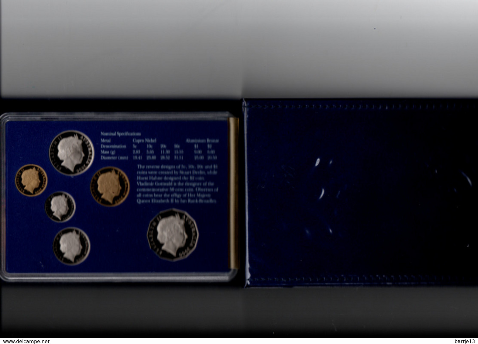 AUSTRALIE MILLENNIUM PROOFSET 2000 KRAUSE PS106 SCHAARS - Mint Sets & Proof Sets
