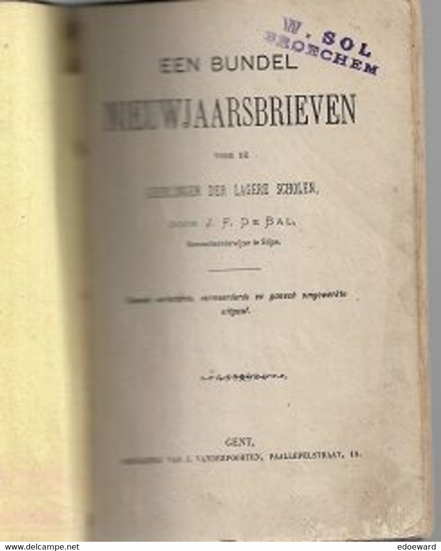 15 08 I//  EEN BUNDEL NIEUWJAARSBRIEVEN  (130 X) VOOR L O  DOOR J BAL ONDERWIJZER TE SIJPE - Andere & Zonder Classificatie