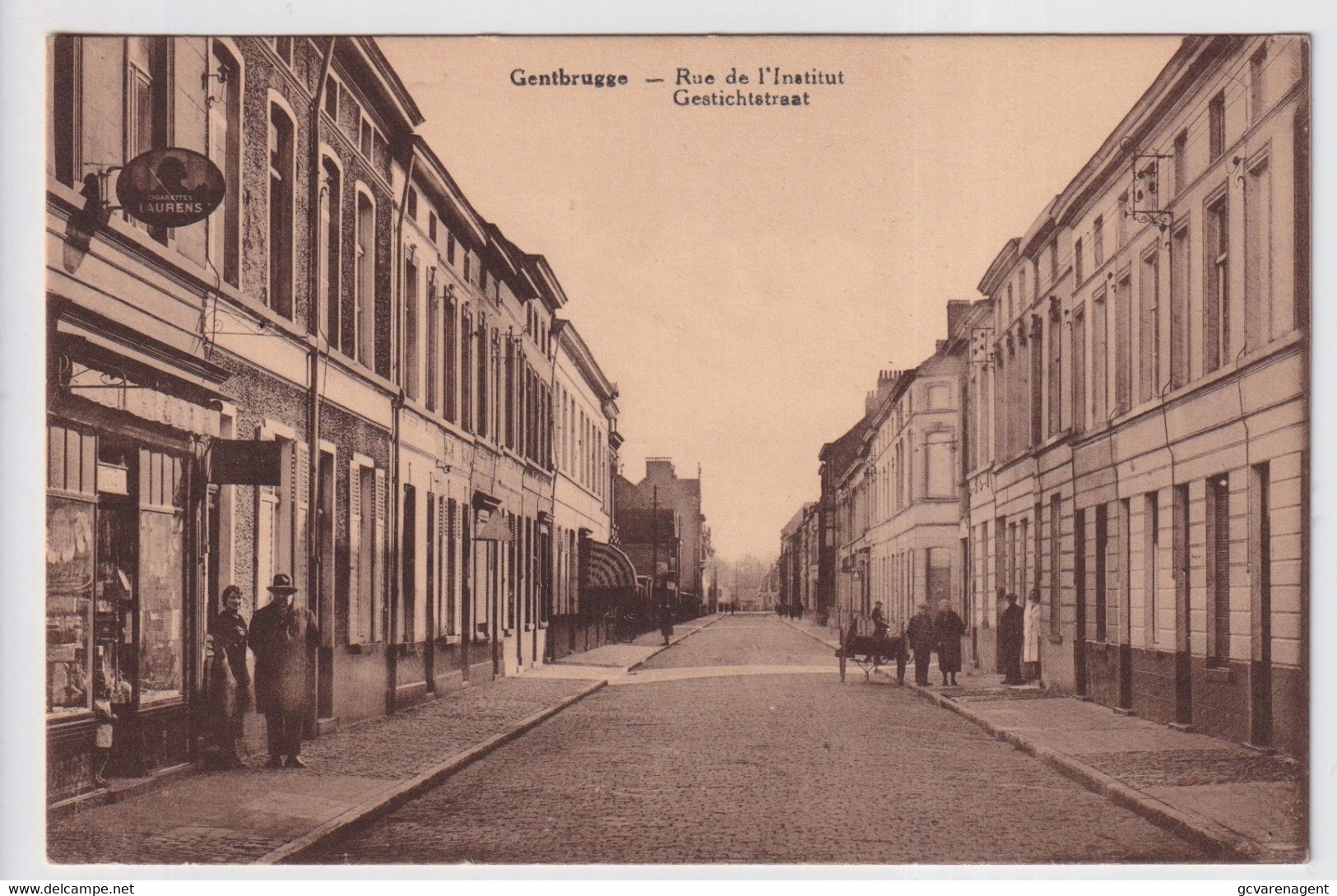 GENTBRUGGE  RUE DE L'INSTITUT  / GESTICHTSTRAAT  - MOOIE STAAT - Merelbeke