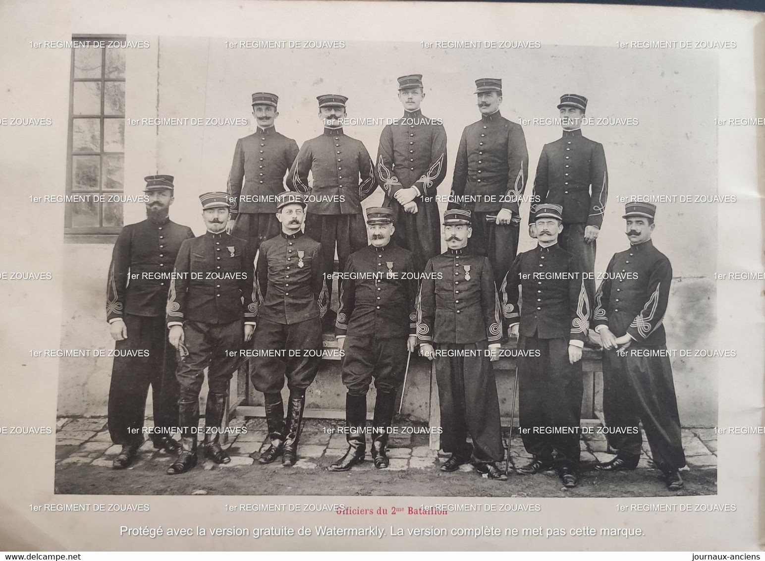 1908 - 1er REGIMENT DE ZOUAVES - ALGER FORT NATIONAL COLEA - CONSTANTINE - SÉBASTOPOL - MELEGNANO - PUELBA - Historische Documenten
