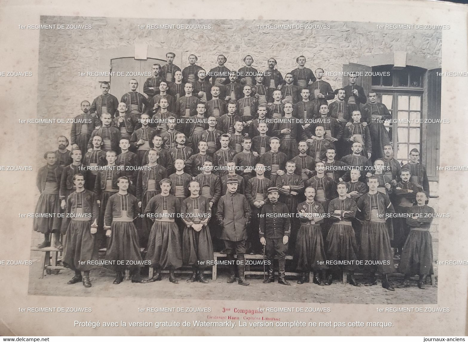 1908 - 1er REGIMENT DE ZOUAVES - ALGER FORT NATIONAL COLEA - CONSTANTINE - SÉBASTOPOL - MELEGNANO - PUELBA