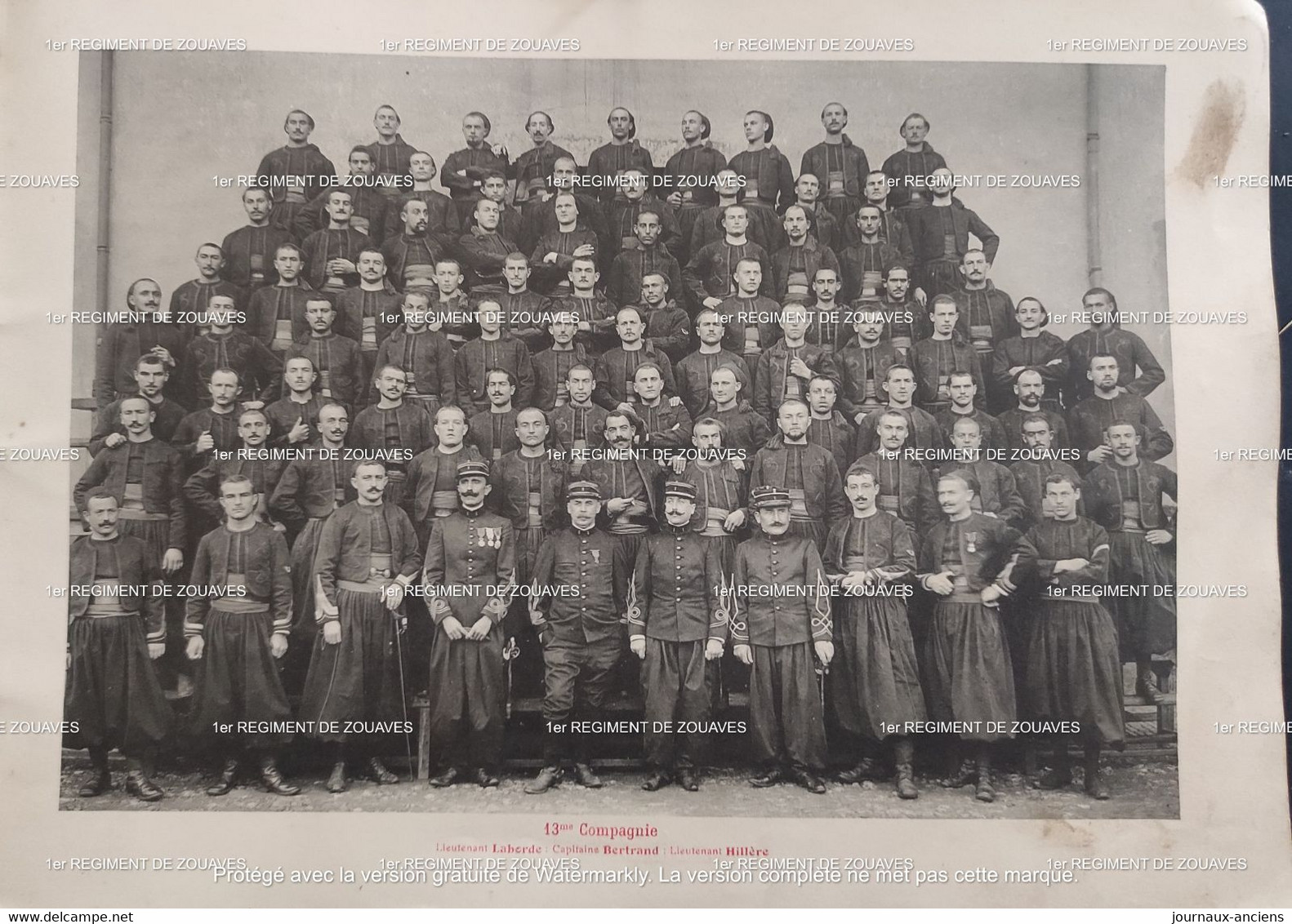 1908 - 1er REGIMENT DE ZOUAVES - ALGER FORT NATIONAL COLEA - CONSTANTINE - SÉBASTOPOL - MELEGNANO - PUELBA