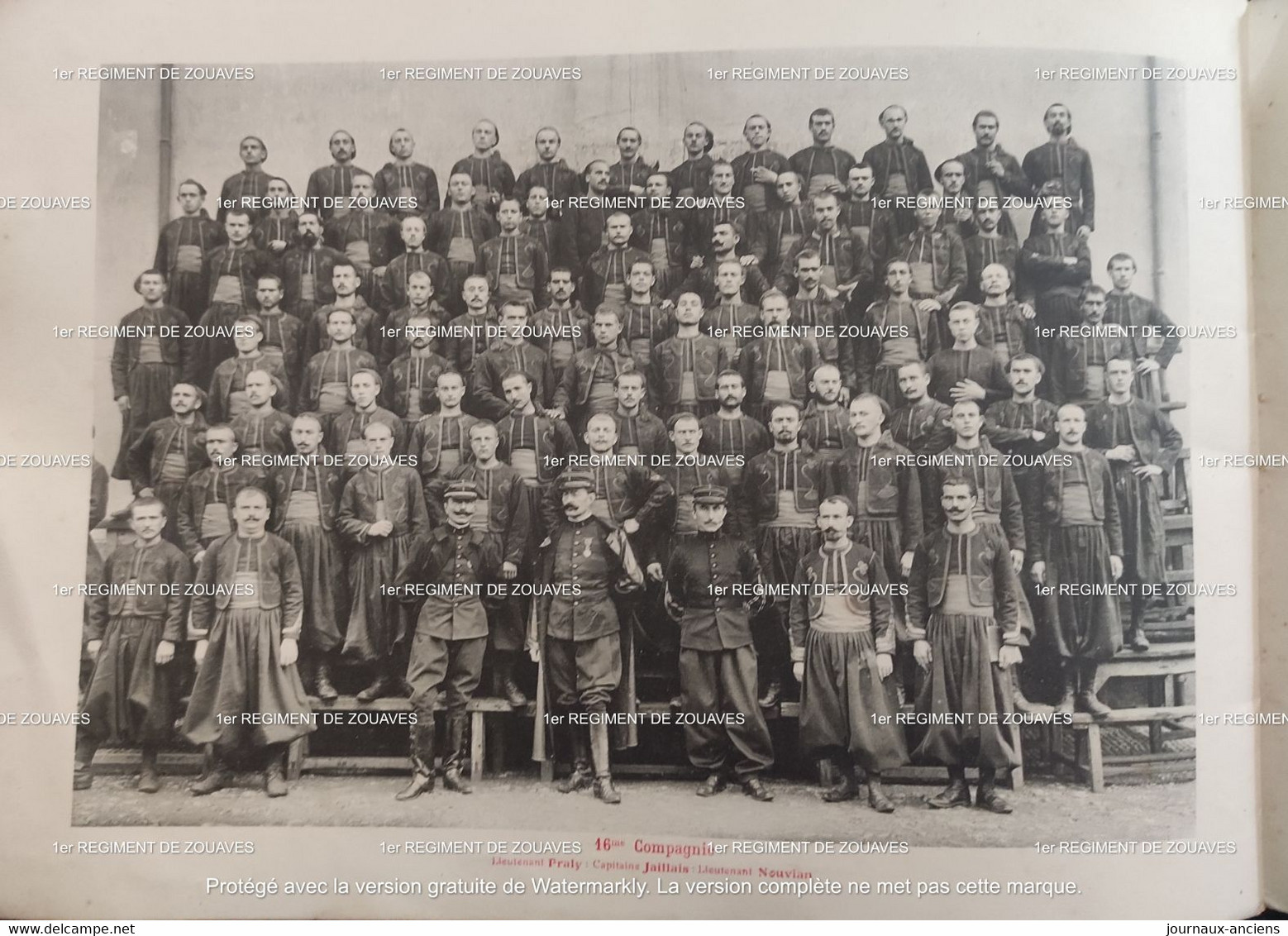 1908 - 1er REGIMENT DE ZOUAVES - ALGER FORT NATIONAL COLEA - CONSTANTINE - SÉBASTOPOL - MELEGNANO - PUELBA