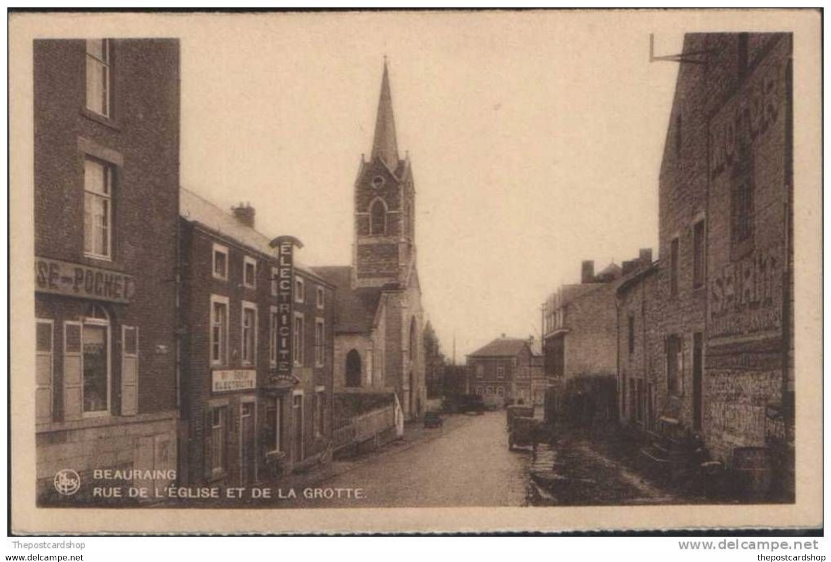 Beauraing Rue De L'Eglise Et De La Grotte NAMUR BELGIUM LA BELGIQUE - Beauraing