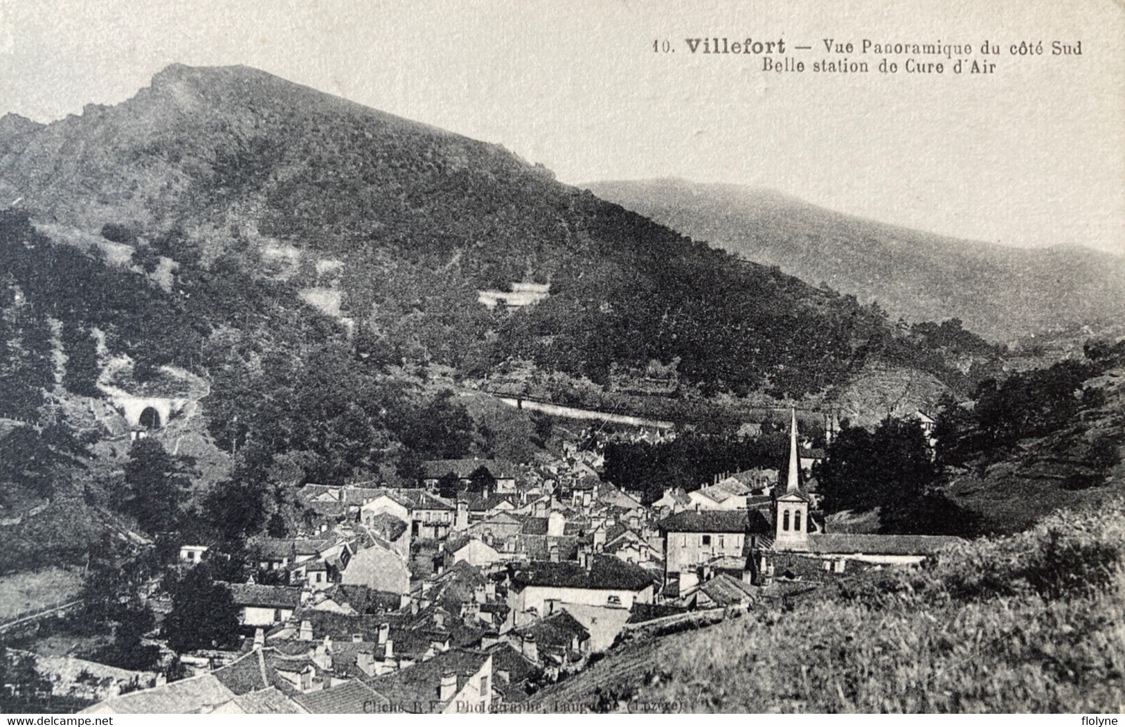 Villefort - Vue Panoramique Du Village Côté Sud - Villefort