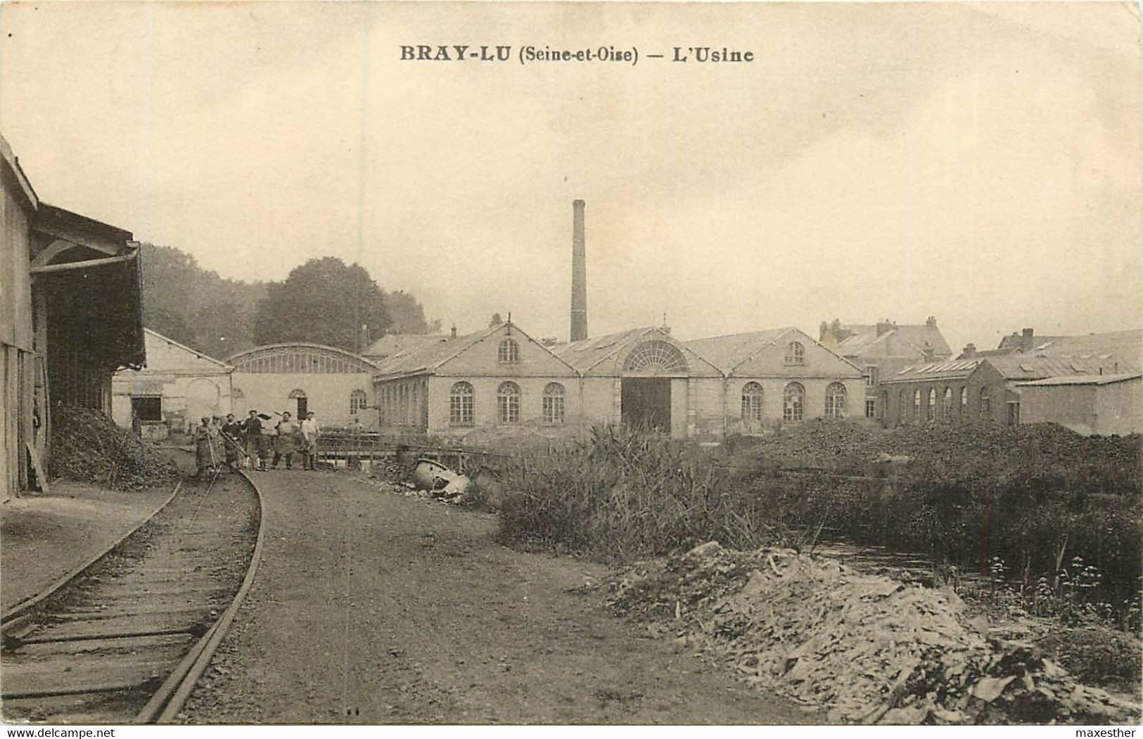 BRAY LU L'usine De Zinc - Bray-et-Lû