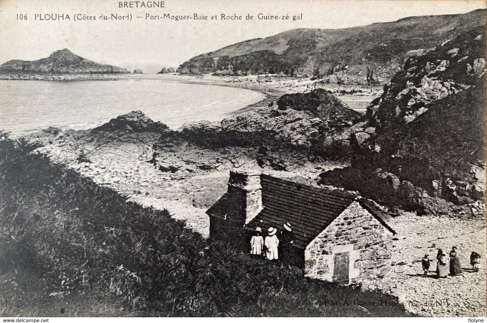 Plouha - Port Moguer Baie Et Roche De Guine Zé Gal - Plouha