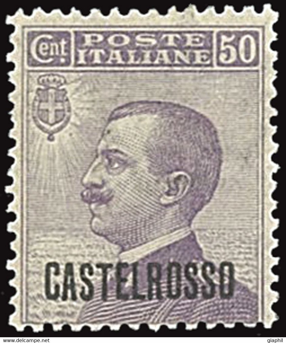 ITALY ITALIA CASTELROSSO 1928 50 CENT. (Sass.7) NUOVO MNH ** OFFERTA! - Castelrosso