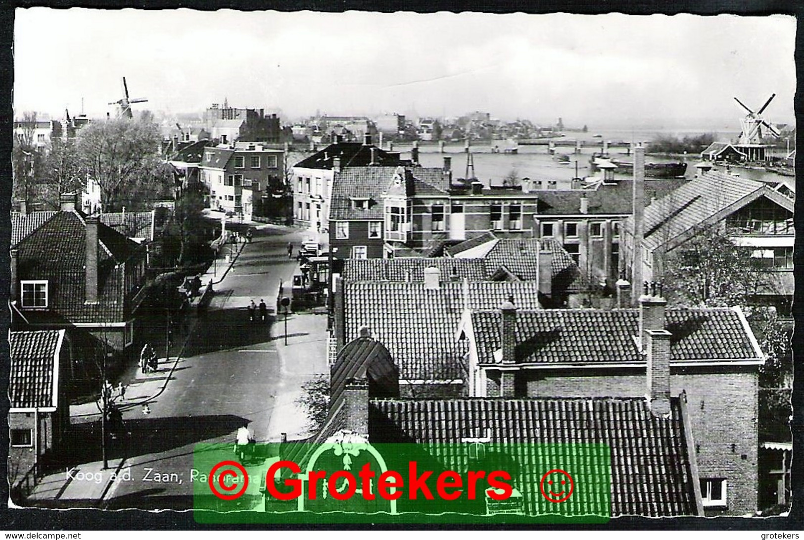 KOOG AAN DE ZAAN Panorama 1962 Met 2 Molens - Zaanstreek