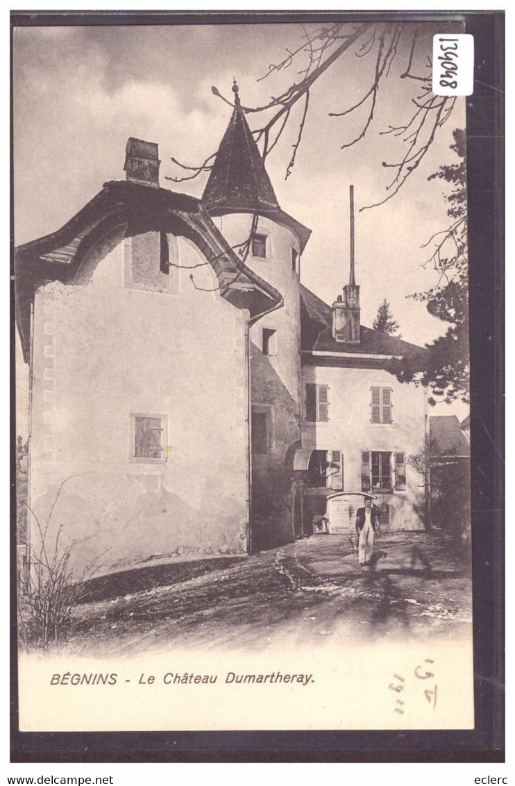 DISTRICT DE NYON - BEGNINS - CHATEAU DU MARTHERAY - TB - Begnins