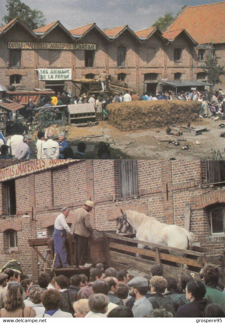 SALEUX COLLECTION LA FERME D'ANTAN 1988 + LA PIETINEUSE EN ACTION A CREUSE - Autres & Non Classés