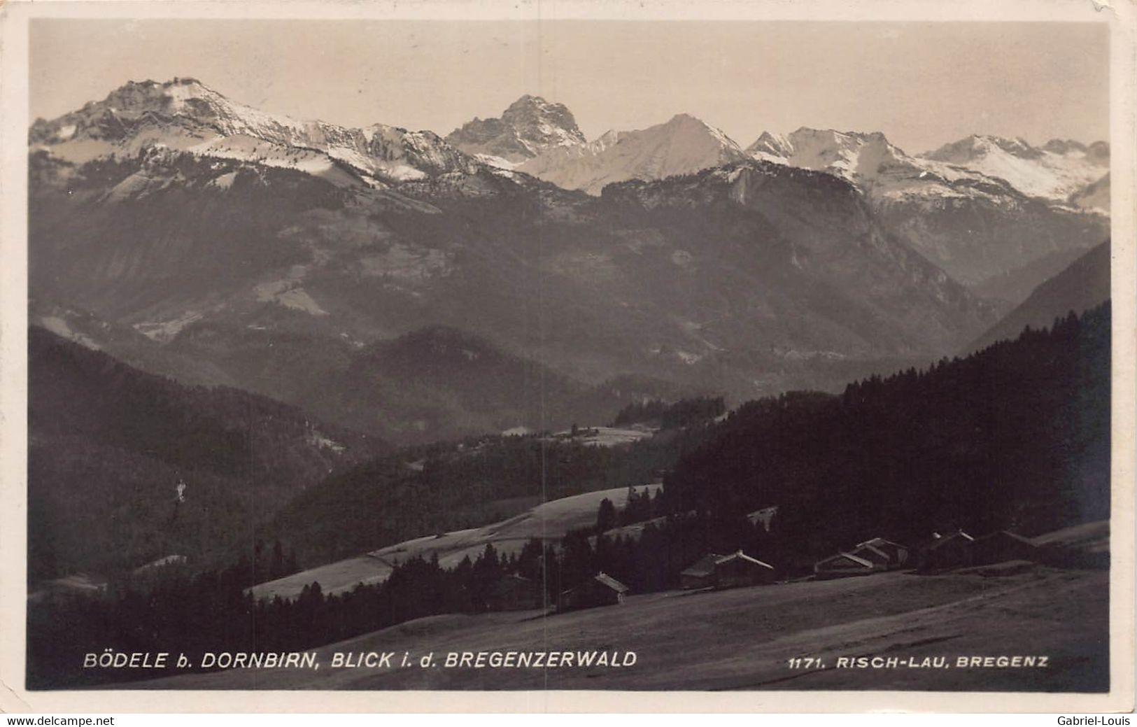 Bödele B. Dornbirn Blick I. D. Bregenzerwald Risch-Lau Bregenz - 1931 - Dornbirn