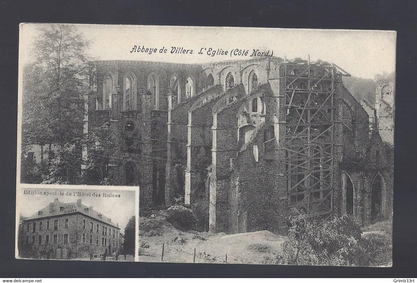 Villers - Abbaye De Villers - L'Eglise (Côté Nord) - Postkaart - Villers-la-Ville