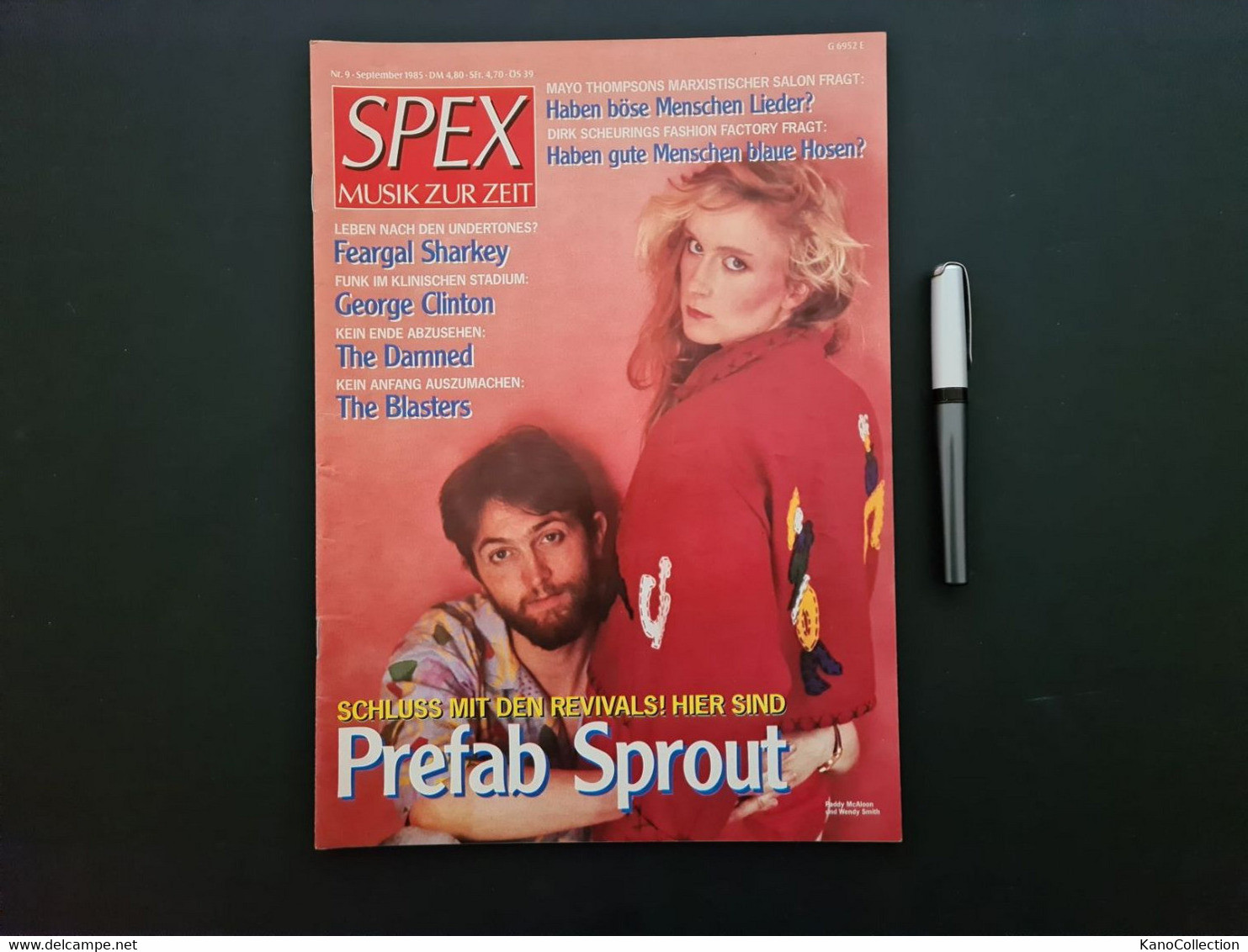 SPEX Magazin – Musik Zur Zeit / Nr. 9 September 1985 - Muziek