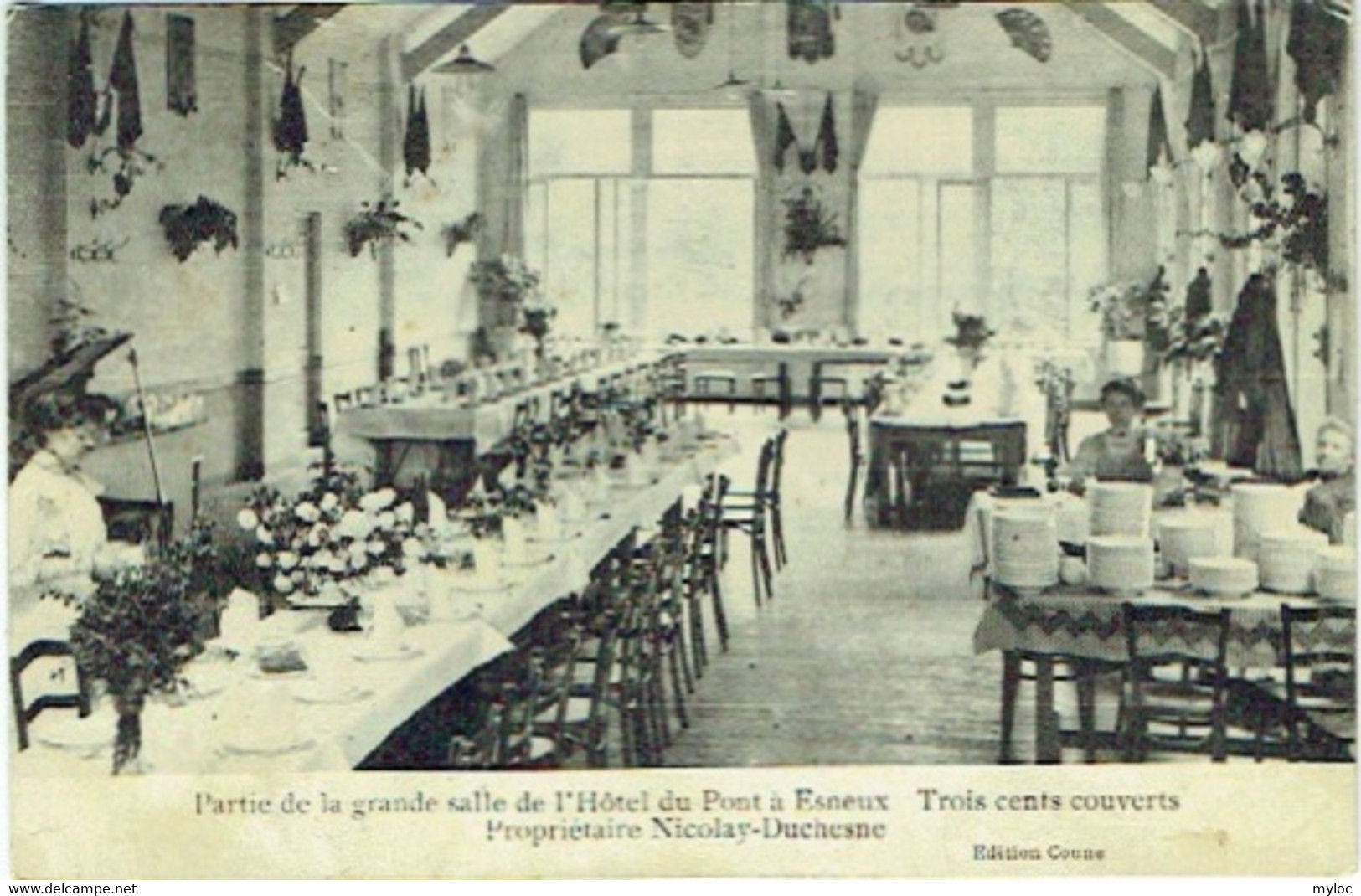 Esneux. Salle De L'Hôtel Du Pont.  Propriétaire Duchesne. - Esneux