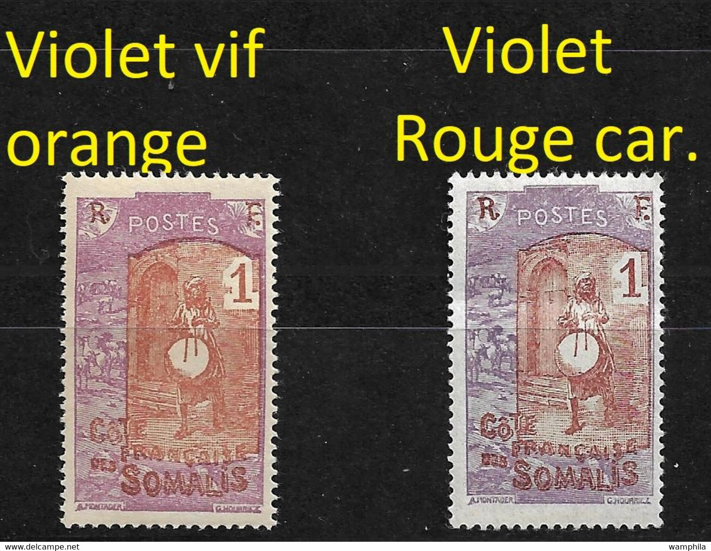 Un lot de 61 timbres avec des variétés de couleurs, de différents pays et régions.