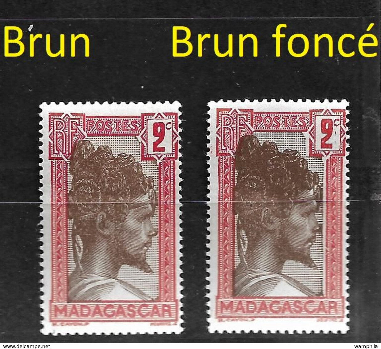 Un lot de 61 timbres avec des variétés de couleurs, de différents pays et régions.