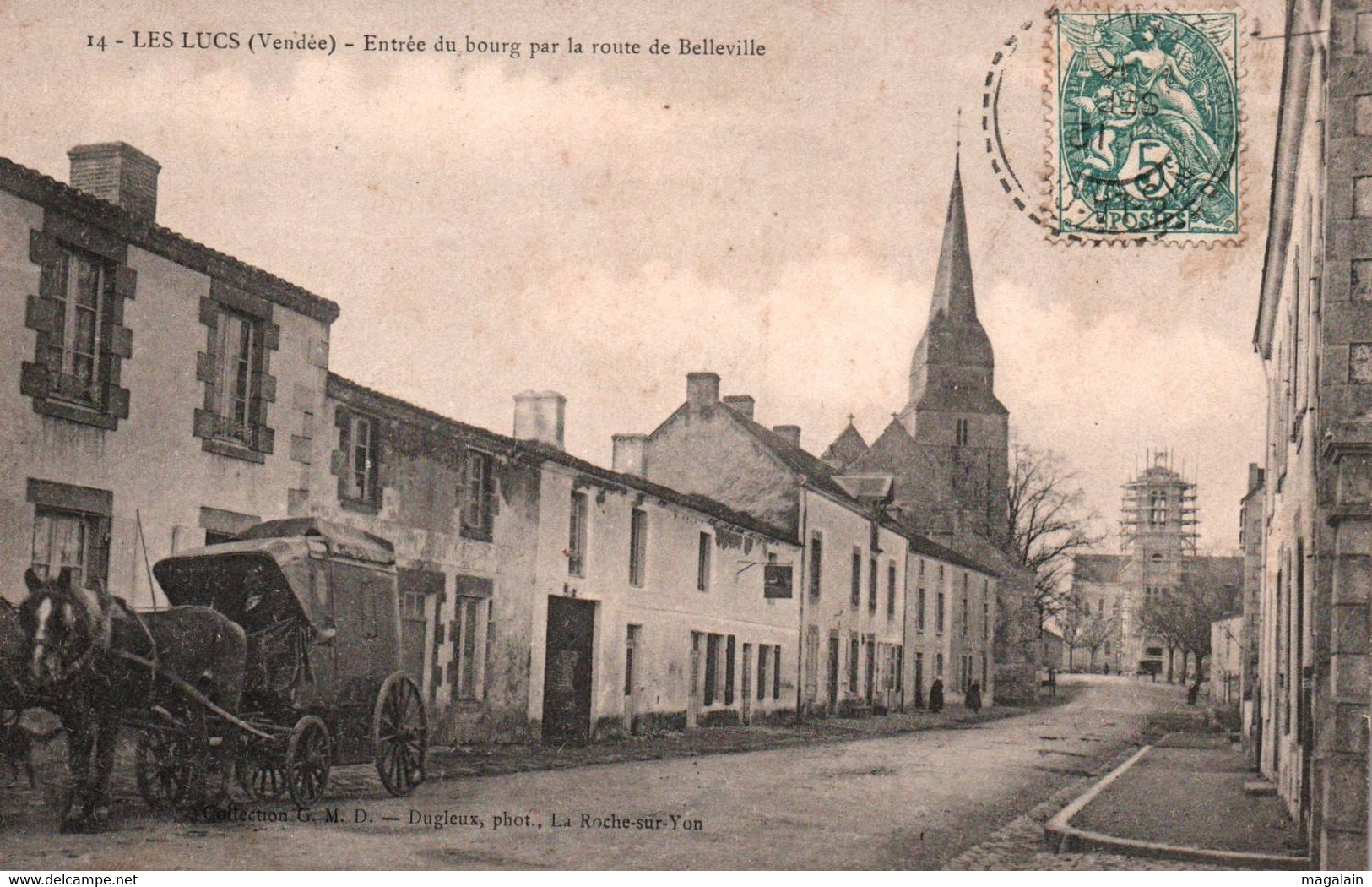 Les Lucs Sur Boulogne : Entrée Par La Route De Belleville - Les Lucs Sur Boulogne