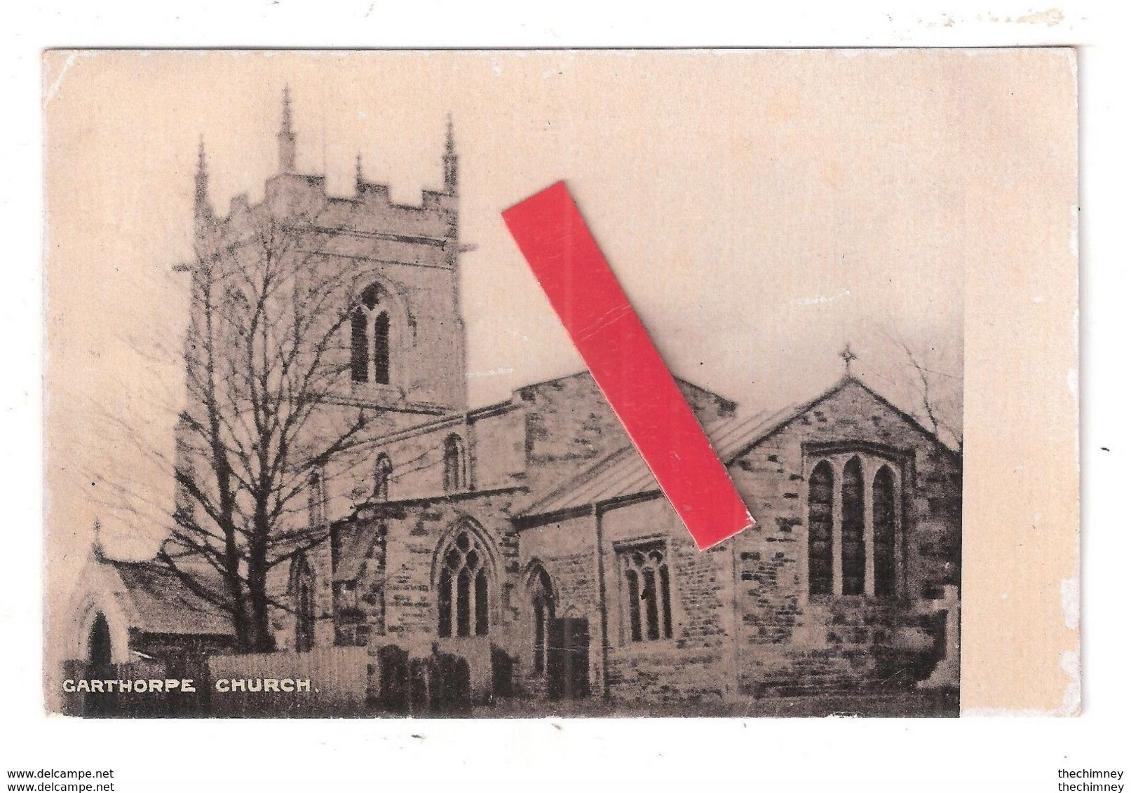 GARTHORPE CHURCH MELTON MOWBRAY DUPLEX POSTMARK  LEICESTERSHIRE J TOWNE & CO - Otros & Sin Clasificación