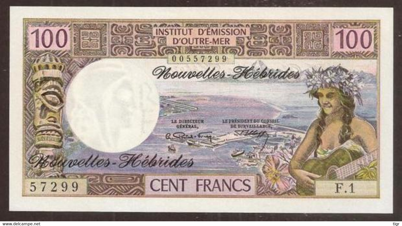 New Hebrides. 100 Francs (1972). Sign. 2. Pick 18b. UNC. - Andere - Oceanië