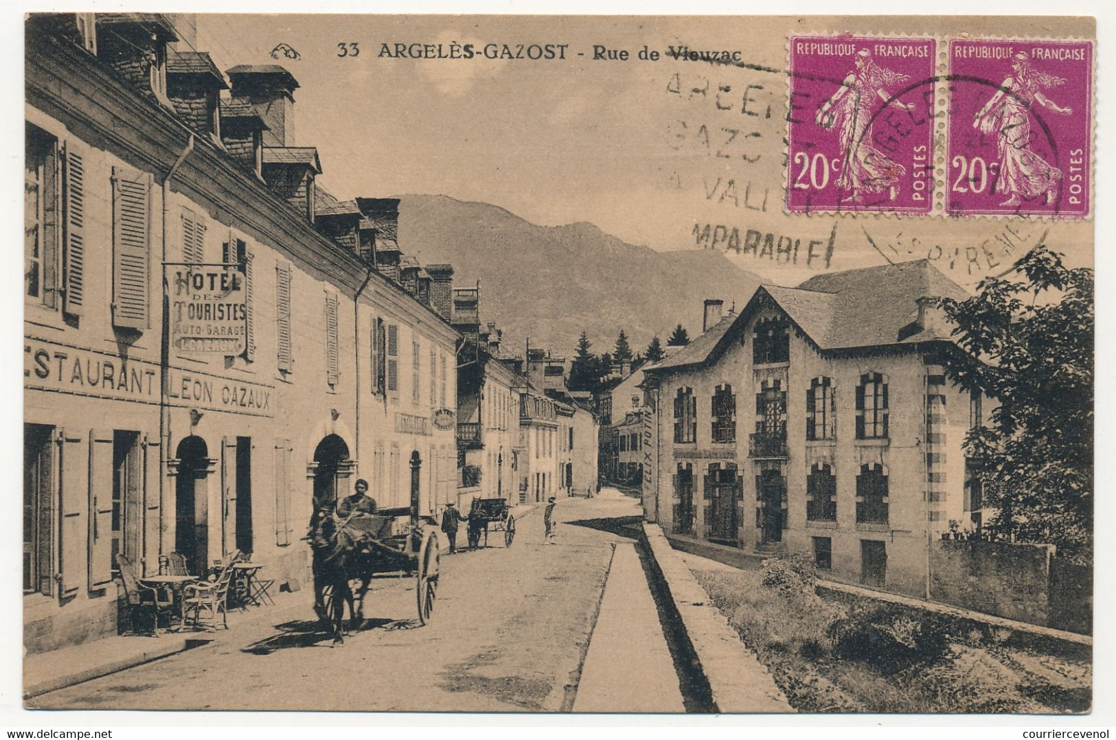 CPA - ARGELES-GAZOST (Hautes Pyrénées) - Rue De Vieuzac - Argeles Gazost