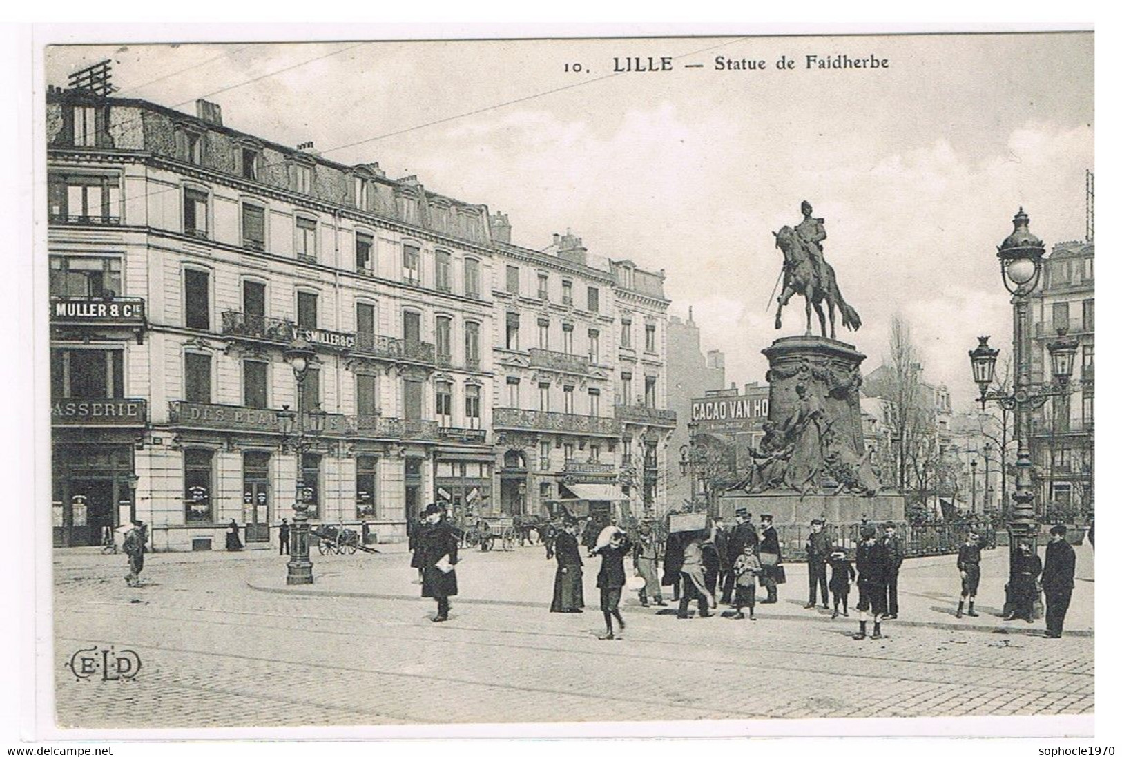 08- 2021 - SAN 60 - NORD - 59 - LILLE - Statue Faidherbe  Et Bd De La Liberté - Lille