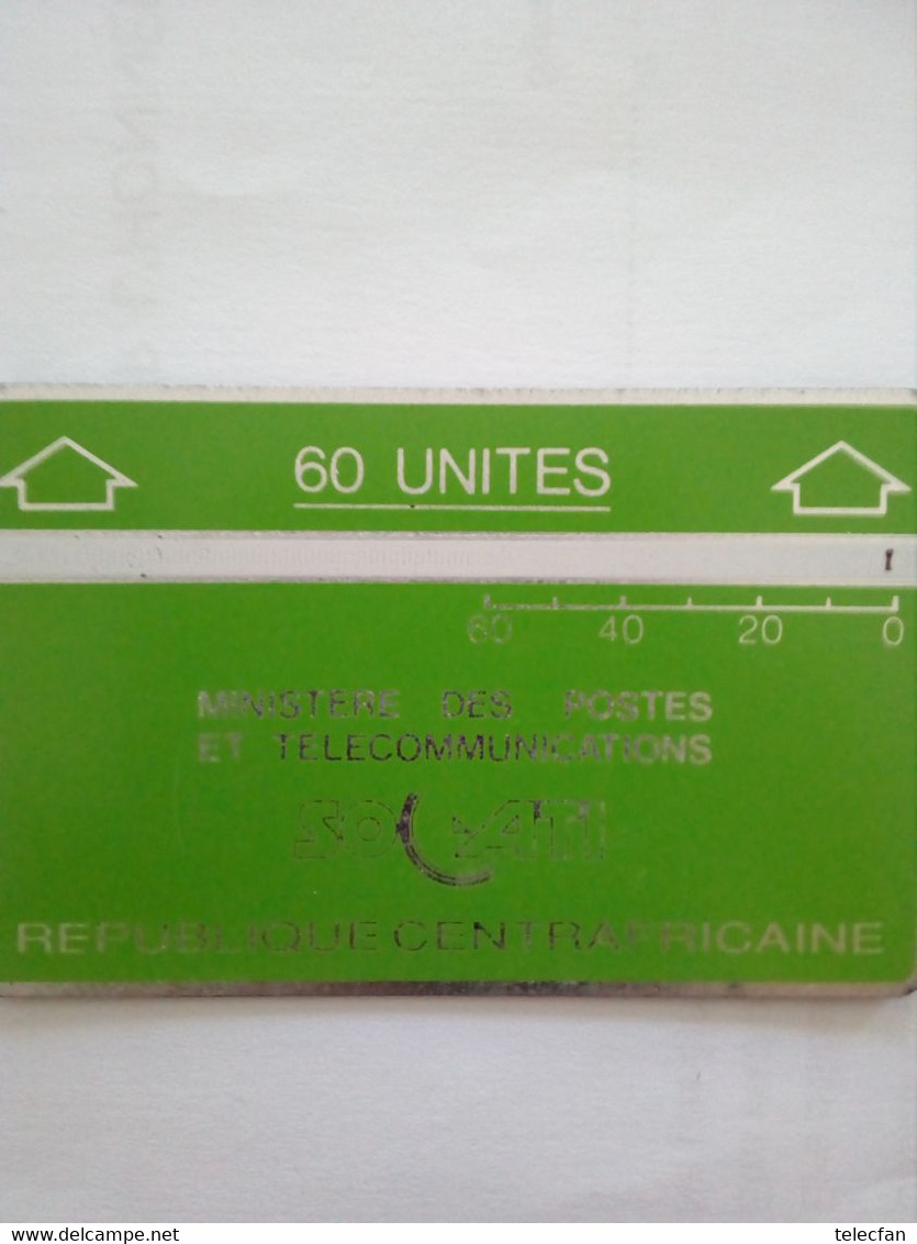 CENTRAFRICAINE SOCATI 60U UT VERTE N° 901C..........TBE VERY GOOD CONDITION - Centrafricaine (République)