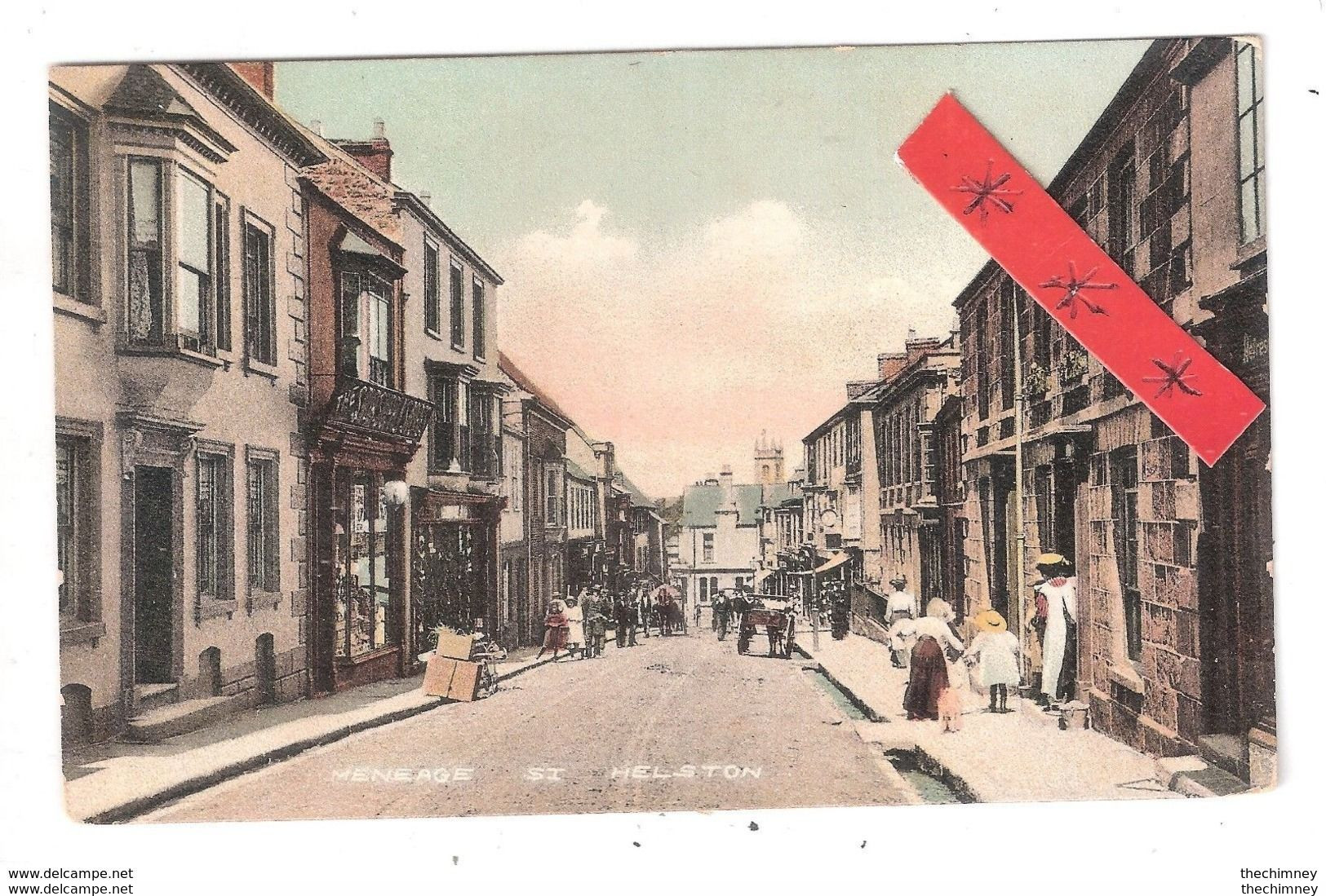 Meneage Street Helston Postcard Cornwall - Sonstige & Ohne Zuordnung