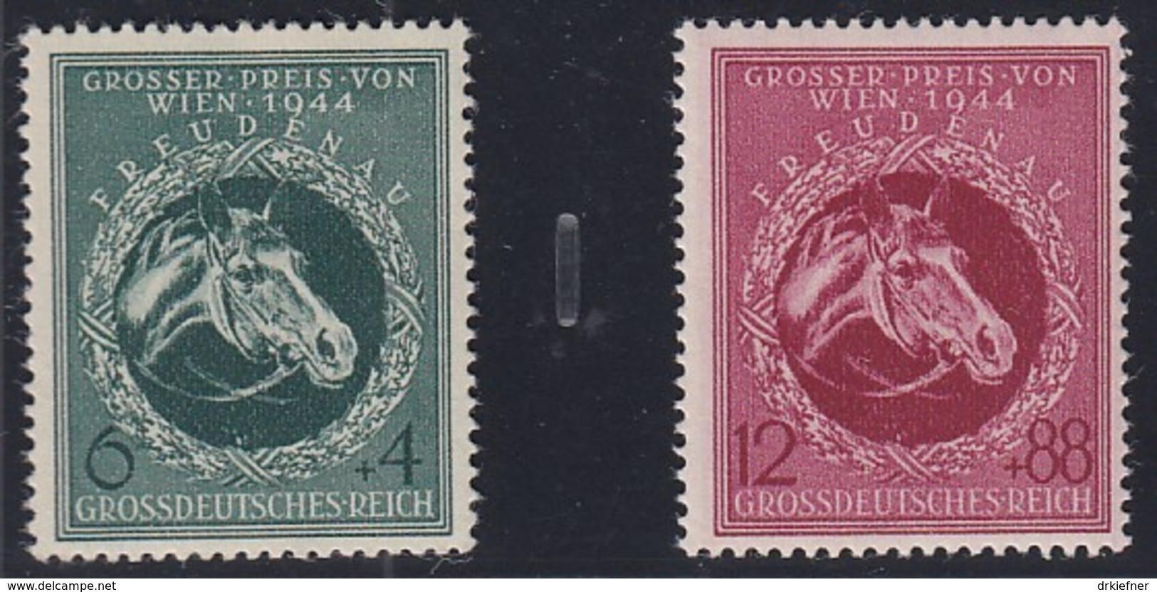 DR  900-901, Postfrisch **, Galopprennen Wien 1944 - Unused Stamps
