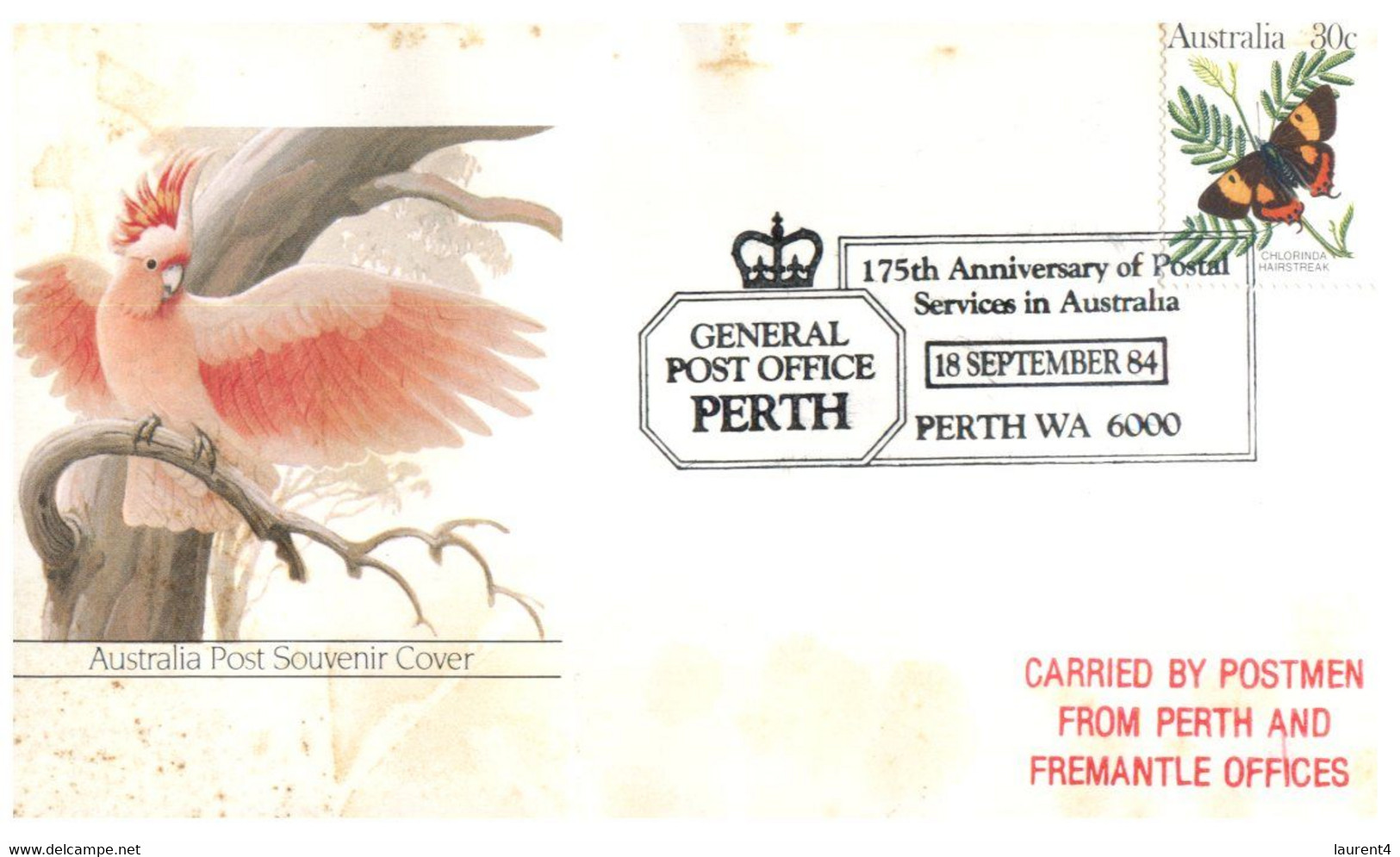 (YY 9 A) Australia FDC Cover - 1983 - Commemorative Postmarks (2 Cover) Milirary & Post Office - Autres & Non Classés