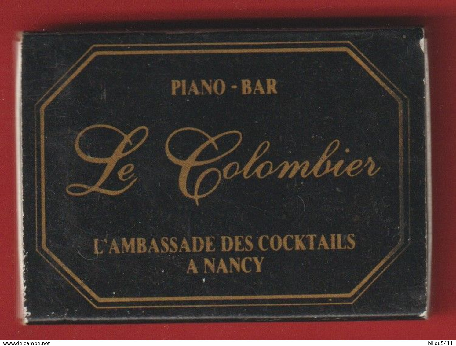 Boites D'allumettes . Piano - Bar . Le Colombier Nancy - Zündholzschachteln